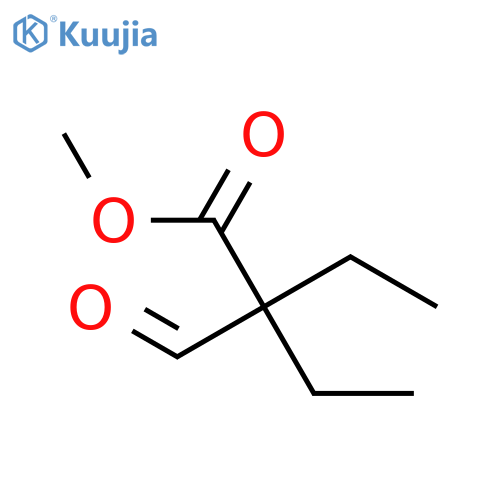 methyl 2-ethyl-2-formylbutanoate structure