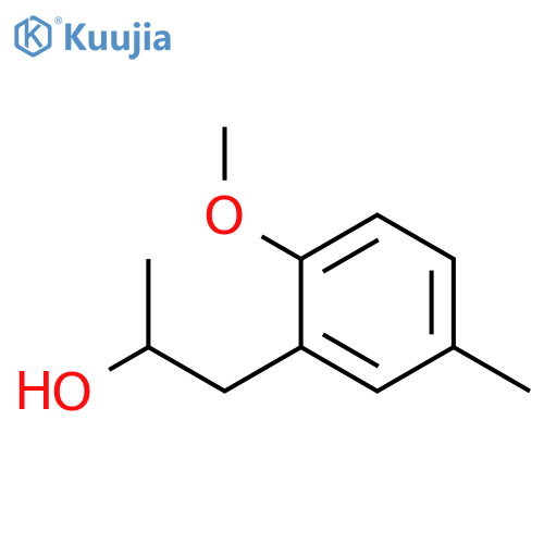 1-(2-methoxy-5-methylphenyl)propan-2-ol structure