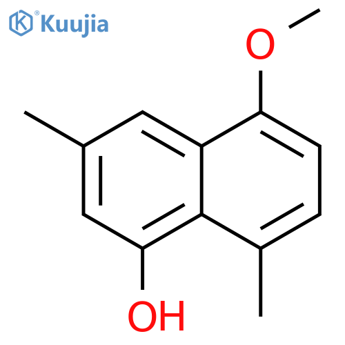 1-Naphthalenol, 5-methoxy-3,8-dimethyl- structure