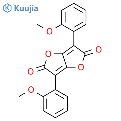 Furo[3,2-b]furan-2,5-dione, 3,6-bis(2-methoxyphenyl)- structure