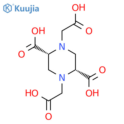 1,4-Piperazinediacetic acid, 2,5-dicarboxy-, cis- structure