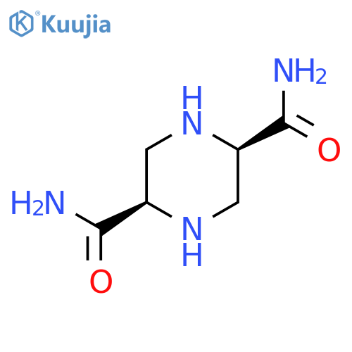 2,5-Piperazinedicarboxamide, cis- structure