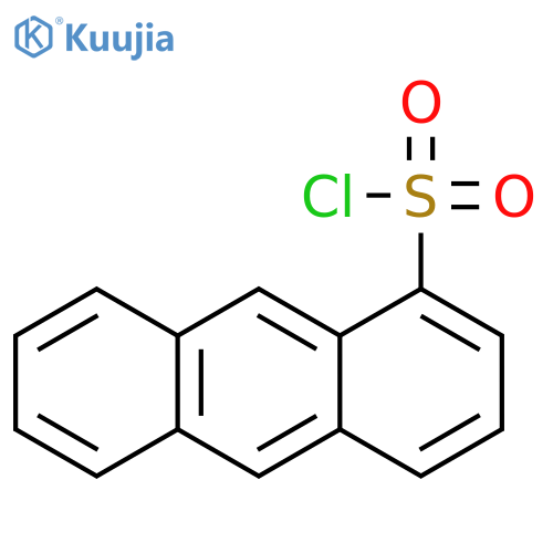 Anthracenesulfonyl chloride structure