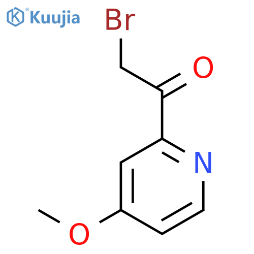 2-bromo-1-(4-methoxypyridin-2-yl)ethanone structure