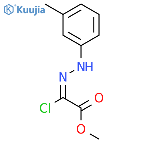 methyl (2Z)-chloro[2-(3-methylphenyl)hydrazinylidene]ethanoate structure