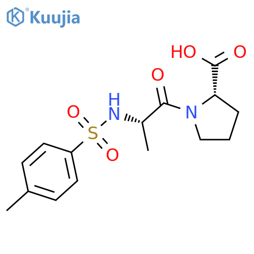 L-Proline, 1-[N-[(4-methylphenyl)sulfonyl]-L-alanyl]- structure