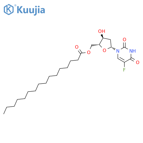 Uridine,2'-deoxy-5-fluoro-, 5'-hexadecanoate (9CI) structure