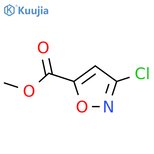 Methyl 3-Chloro-5-isoxazolecarboxylate structure