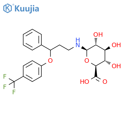 Norfluoxetine N-β-D-Glucuronide structure