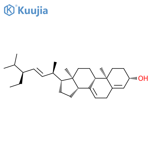 Stigmasta-4,7,22-trien-3-ol, (3b,22E)- structure