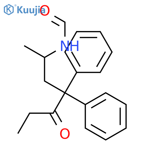 Formamide,N-(1-methyl-4-oxo-3,3-diphenylhexyl)- structure
