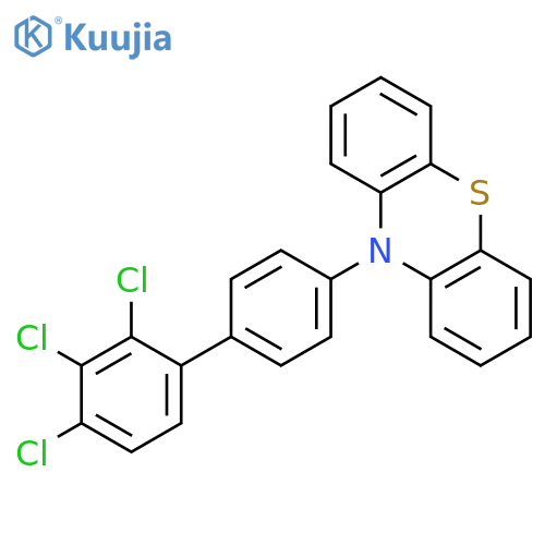 10H-Phenothiazine, 10-(trichloro[1,1'-biphenyl]-4-yl)- structure