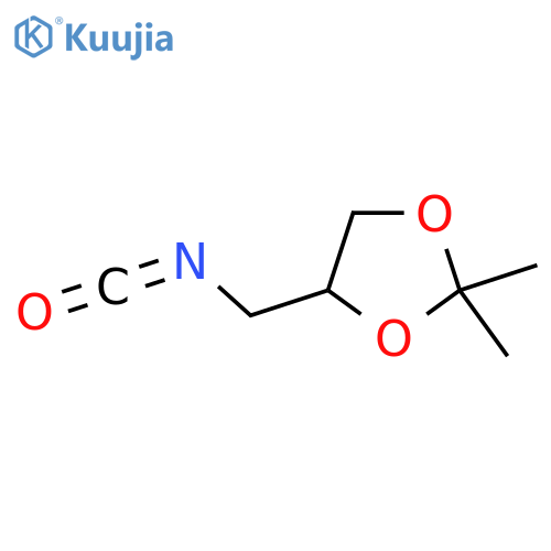 4-(Isocyanatomethyl)-2,2-dimethyl-1,3-dioxolane structure