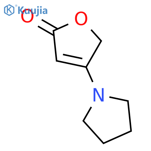 2(5H)-Furanone, 4-(1-pyrrolidinyl)- structure