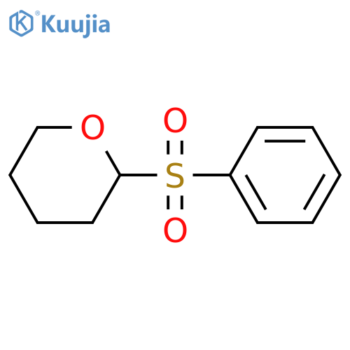 2H-Pyran,tetrahydro-2-(phenylsulfonyl)- structure