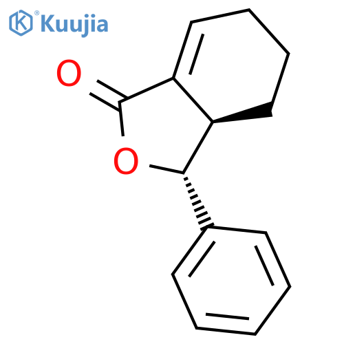 1(3H)-Isobenzofuranone, 3a,4,5,6-tetrahydro-3-phenyl-, cis- structure