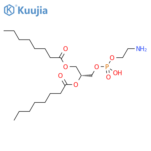 1,2-Dioctanoyl-sn-glycero-phosphoethanolamine structure