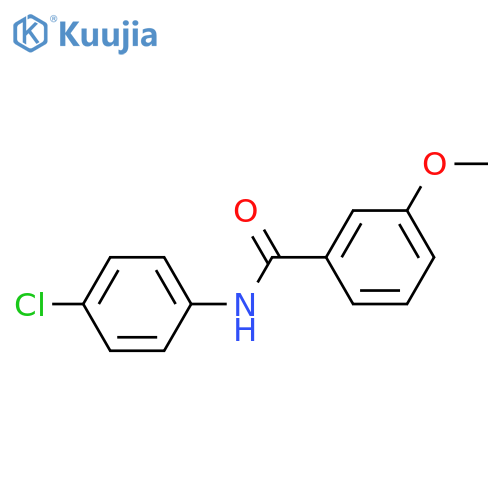 N-(4-Chlorophenyl)-3-methoxybenzamide structure