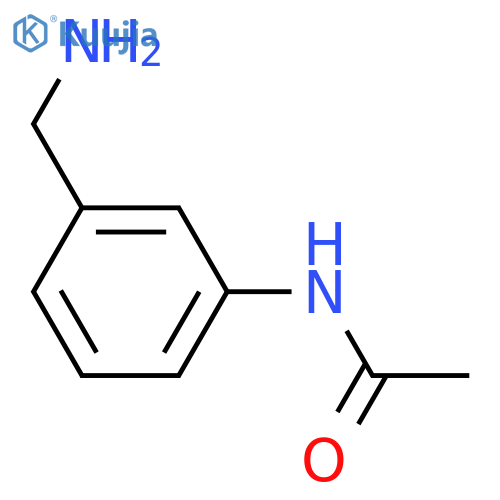 N-[3-(Aminomethyl)phenyl]acetamide structure