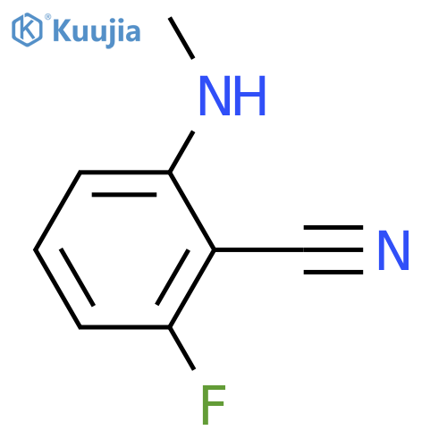 2-Fluoro-6-(methylamino)benzonitrile structure
