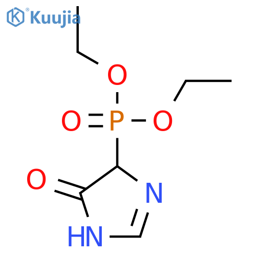 Phosphonic acid, (4,5-dihydro-5-oxo-1H-imidazol-4-yl)-, diethyl ester structure