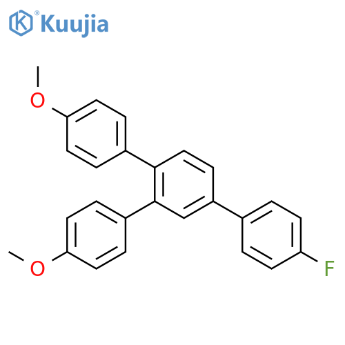 1,1':2',1''-Terphenyl, 4'-(4-fluorophenyl)-4,4''-dimethoxy- structure