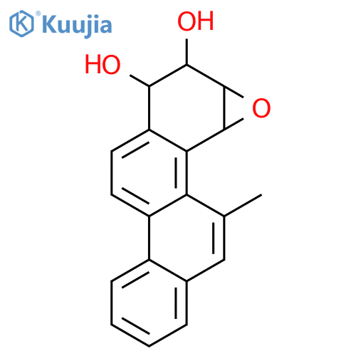 (7S,8R,8aS,9aR)-10-methyl-7,8,8a,9a-tetrahydrochryseno[3,4-b]oxirene-7,8-diol structure