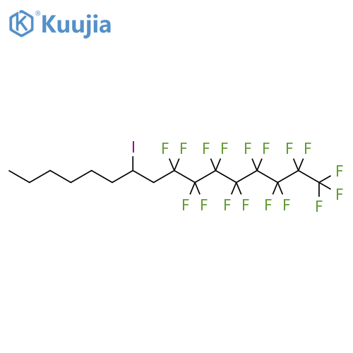 1,1,1,2,2,3,3,4,4,5,5,6,6,7,7,8,8-Heptadecafluoro-10-iodohexadecane structure