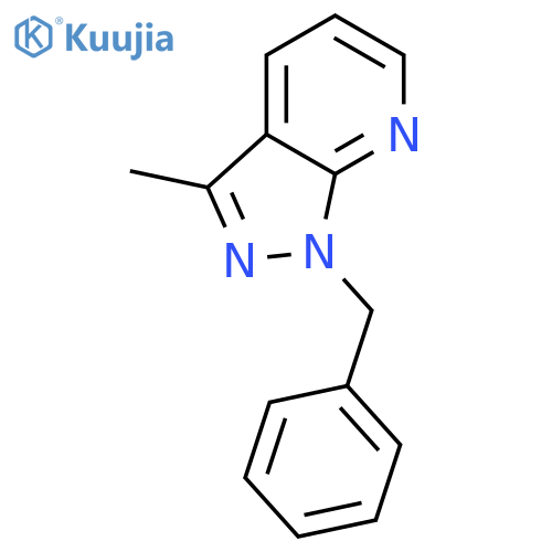 1-Benzyl-3-methyl-1H-pyrazolo[3,4-b]pyridine structure