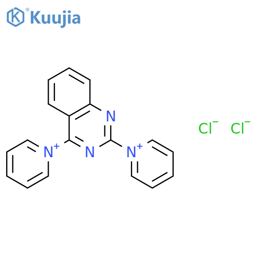 Pyridinium, 1,1'-(2,4-quinazolinediyl)bis-, dichloride structure