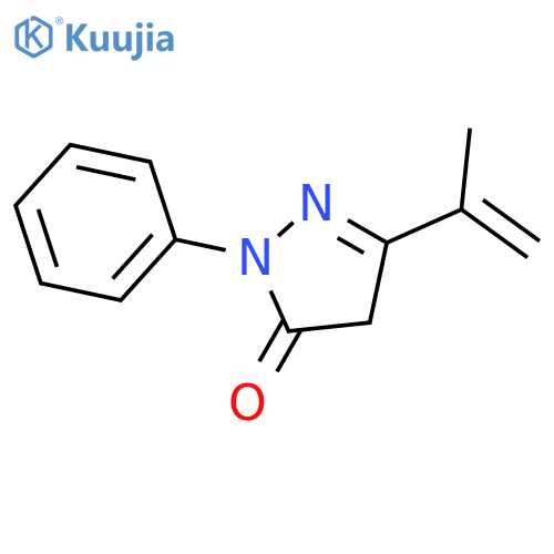 3H-Pyrazol-3-one, 2,4-dihydro-5-(1-methylethenyl)-2-phenyl- structure