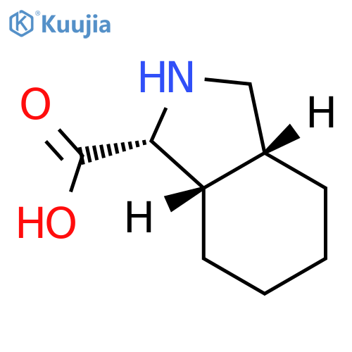 1H-Isoindole-1-carboxylicacid, octahydro-, (1R,3aR,7aS)-rel- structure