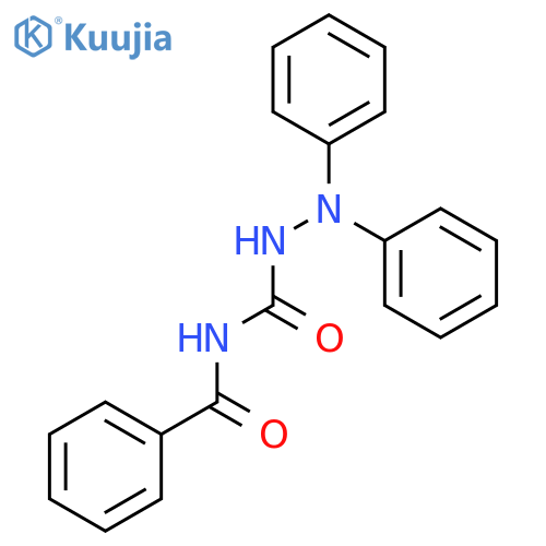 Hydrazinecarboxamide, N-benzoyl-2,2-diphenyl- structure