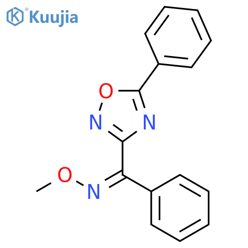 Methanone, phenyl(5-phenyl-1,2,4-oxadiazol-3-yl)-, O-methyloxime, (Z)- structure