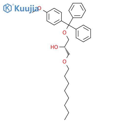 2-Propanol, 1-[(4-methoxyphenyl)diphenylmethoxy]-3-(octyloxy)-, (S)- structure