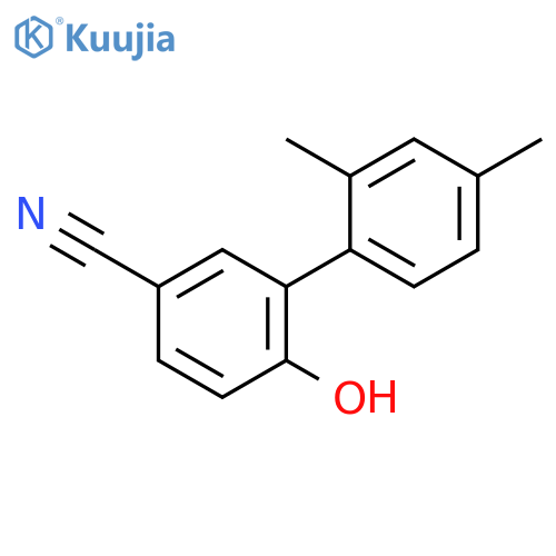 [1,1'-Biphenyl]-3-carbonitrile, 6-hydroxy-2',4'-dimethyl- structure