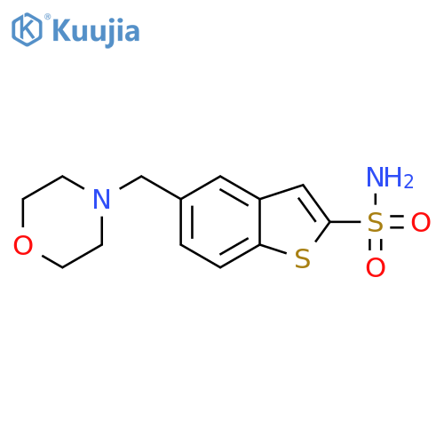 Benzo[b]thiophene-2-sulfonamide, 5-(4-morpholinylmethyl)- structure