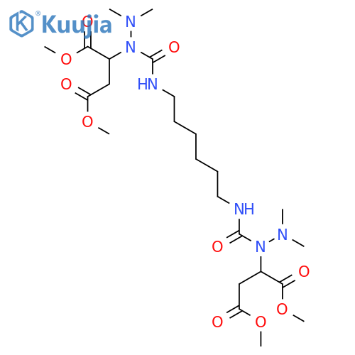 4,6,13,15-Tetraazaoctadecanedioicacid, 4,15-bis(dimethylamino)-3,16-bis(methoxycarbonyl)-5,14-dioxo-,1,18-dimethyl ester structure