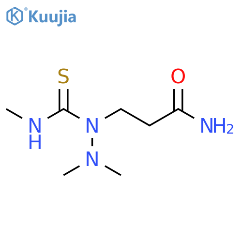 Propanamide, 3-[2,2-dimethyl-1-[(methylamino)thioxomethyl]hydrazinyl]- structure