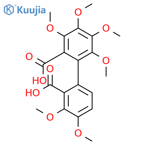 [1,1'-Biphenyl]-2,2'-dicarboxylic acid, hexamethoxy- structure