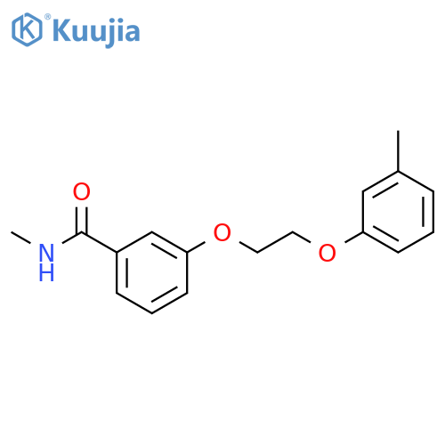 Benzamide, N-methyl-3-[2-(3-methylphenoxy)ethoxy]- structure