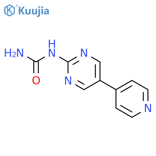 Urea, [5-(4-pyridinyl)-2-pyrimidinyl]- structure
