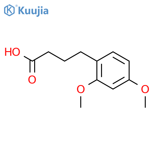 4-(2,4-dimethoxyphenyl)butanoic acid structure