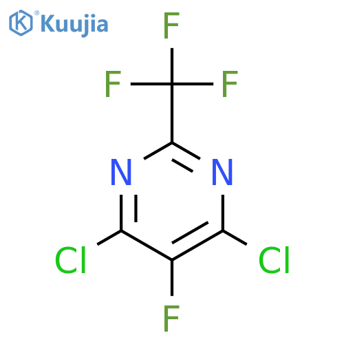 4,6-Dichloro-5-fluoro-2-(trifluoromethyl)-pyrimidine structure