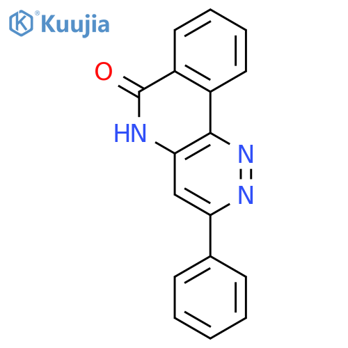 Pyridazino[4,3-c]isoquinolin-6(5H)-one, 3-phenyl- structure