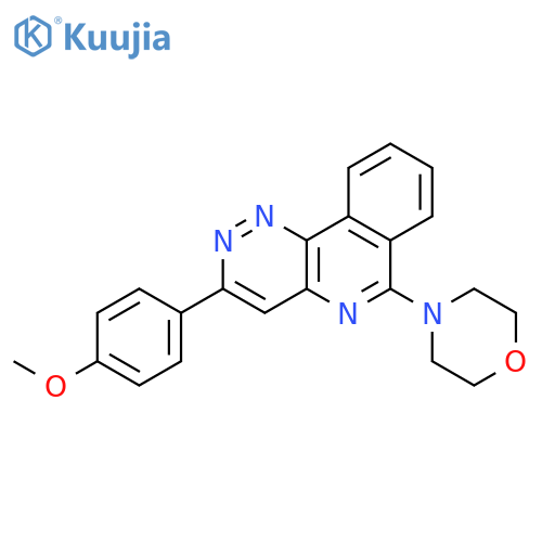 Pyridazino(4,3-c)isoquinoline, 3-(4-methoxyphenyl)-6-(4-morpholinyl)- structure