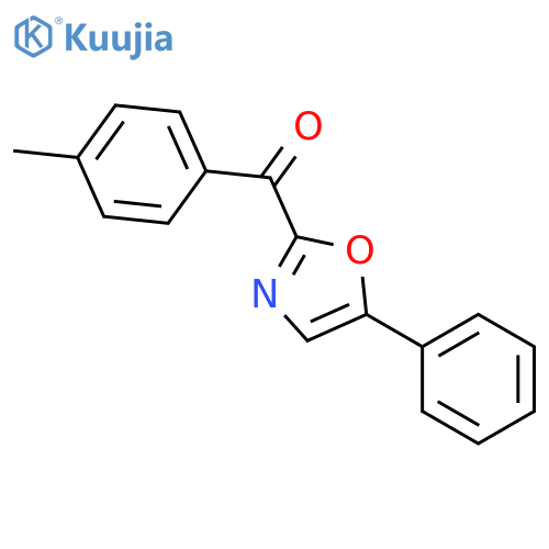 Methanone, (4-methylphenyl)(5-phenyl-2-oxazolyl)- structure