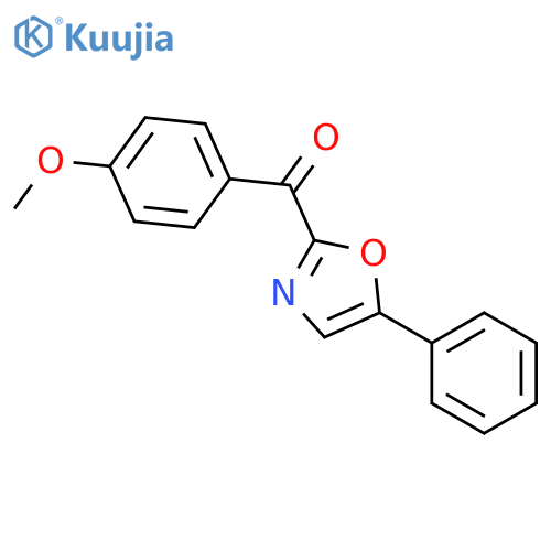Methanone, (4-methoxyphenyl)(5-phenyl-2-oxazolyl)- structure