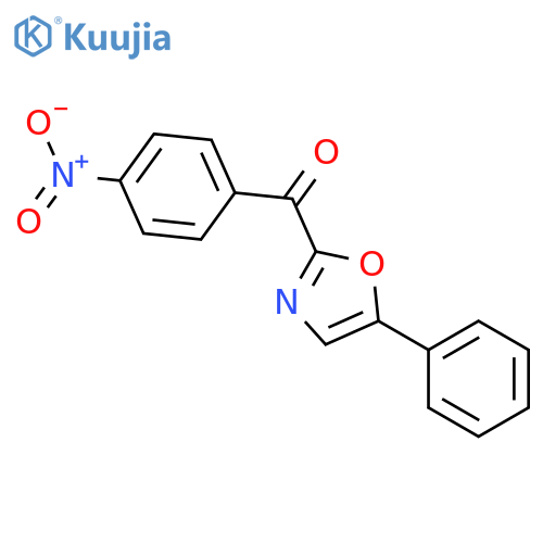 Methanone, (4-nitrophenyl)(5-phenyl-2-oxazolyl)- structure
