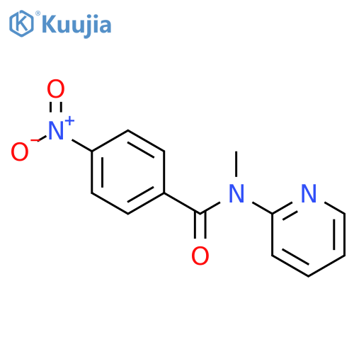 Benzamide, N-methyl-4-nitro-N-2-pyridinyl- structure